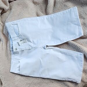 Size 14 girls skimmer jeans white new